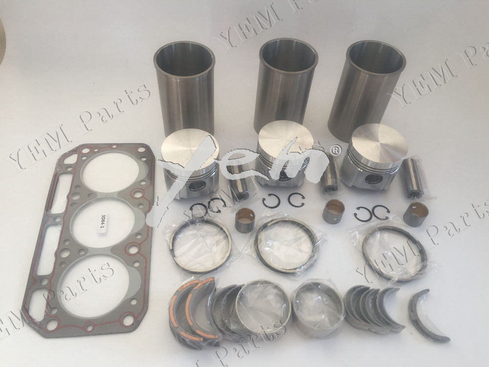 3T84 LINER KIT + FULL GASKET SET + BEARINGS FOR YANMAR DIESEL ENGINE PARTS For Yanmar