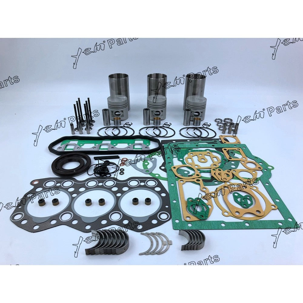 S3E REPAIR KIT PISTON + PISTON RING + CYLINDER LINER+ BEARING + FULL GASKET SET + VALVE SET FOR MITSUBISHI DIESEL ENGINE PARTS For Mitsubishi