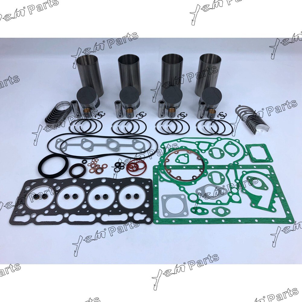 V1205 REPAIR KIT LINER KIT + BEARINGS FOR KUBOTA DIESEL ENGINE PARTS For Kubota