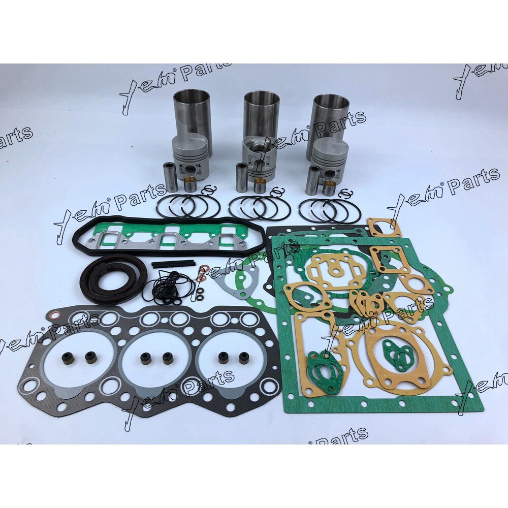 S3E REPAIR KIT PISTON + PISTON RING + CYLINDER LINER+ FULL GASKET SET FOR MITSUBISHI DIESEL ENGINE PARTS For Mitsubishi