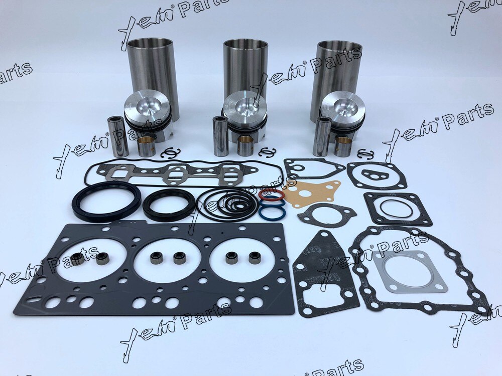 3TNC78 REPAIR KIT PISTON +PISTON RING + CYLINDER LINER + FULL GASKET SET FOR YANMAR DIESEL ENGINE PARTS For Yanmar