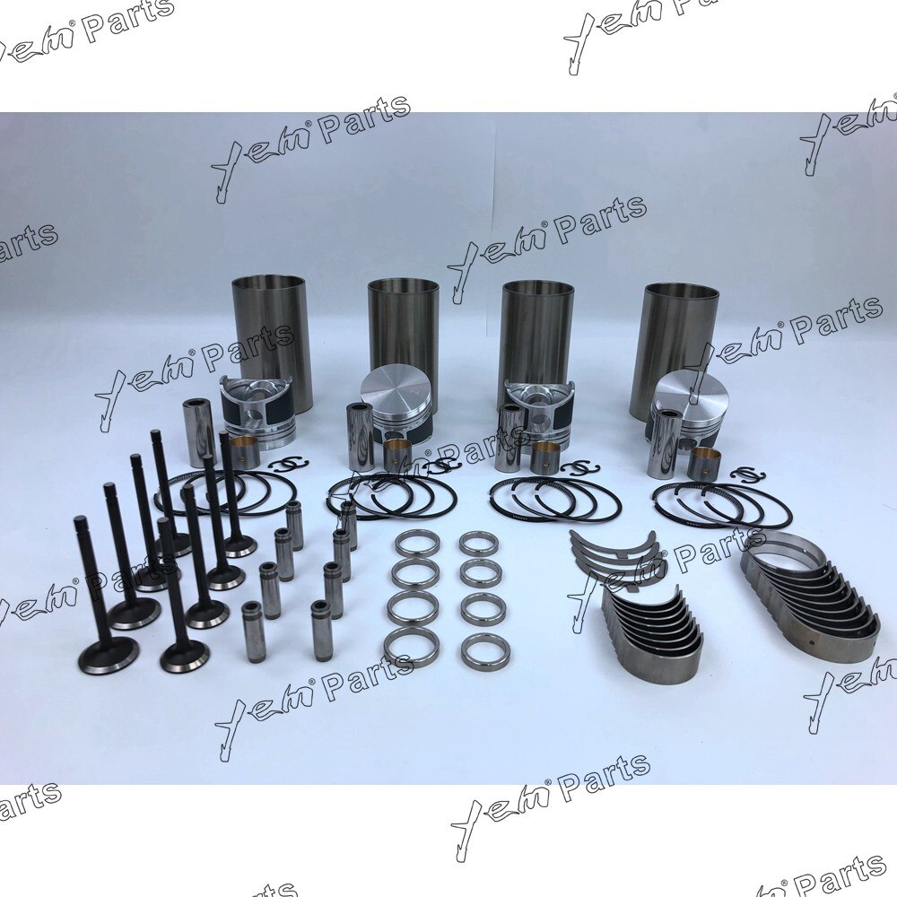 V1100 REPAIR KIT PISTON +PISTON RING + LINER + BEARINGS FOR KUBOTA DIESEL ENGINE PARTS For Kubota