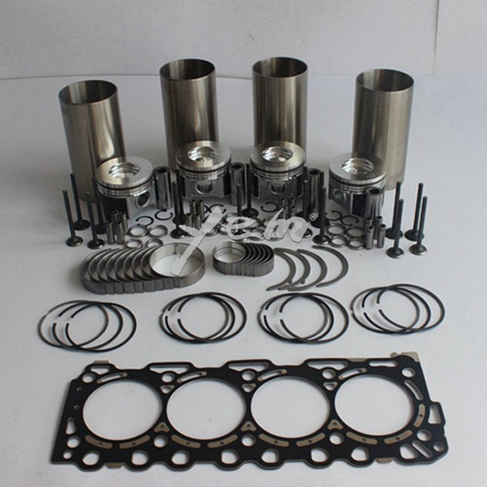 V3307 REPAIR KIT PISTON + PISTON RING + LINER + BEARINGS + VALVE GUIDE SEAT + FULL GASKET SET FOR KUBOTA DIESEL ENGINE PARTS For Kubota