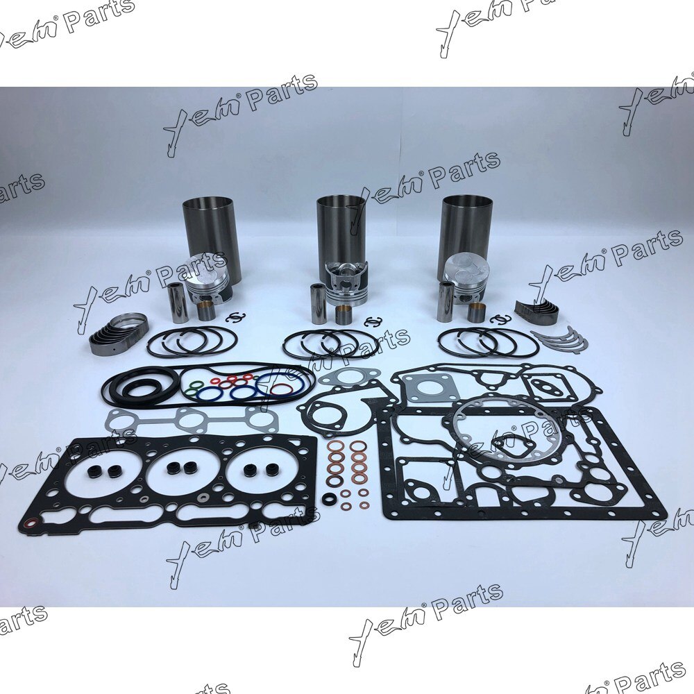 D1005 REPAIR KIT LINER KIT WITH FULL GASKET SET BEARINGS FOR KUBOTA DIESEL ENGINE PARTS For Kubota