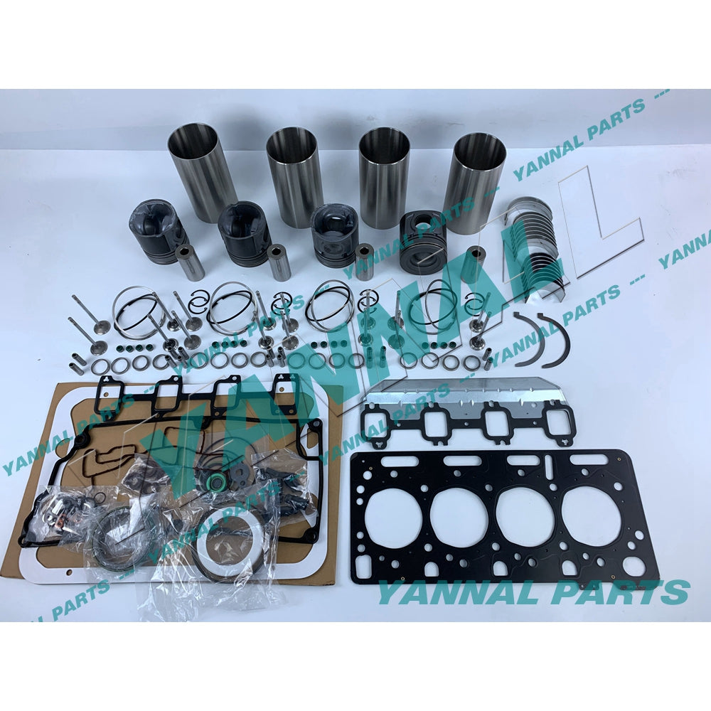 JCB JCB220 CYLINDER LINER KIT WITH ENGINE BEARING VALVES CYLINDER GASKET SET For JCB