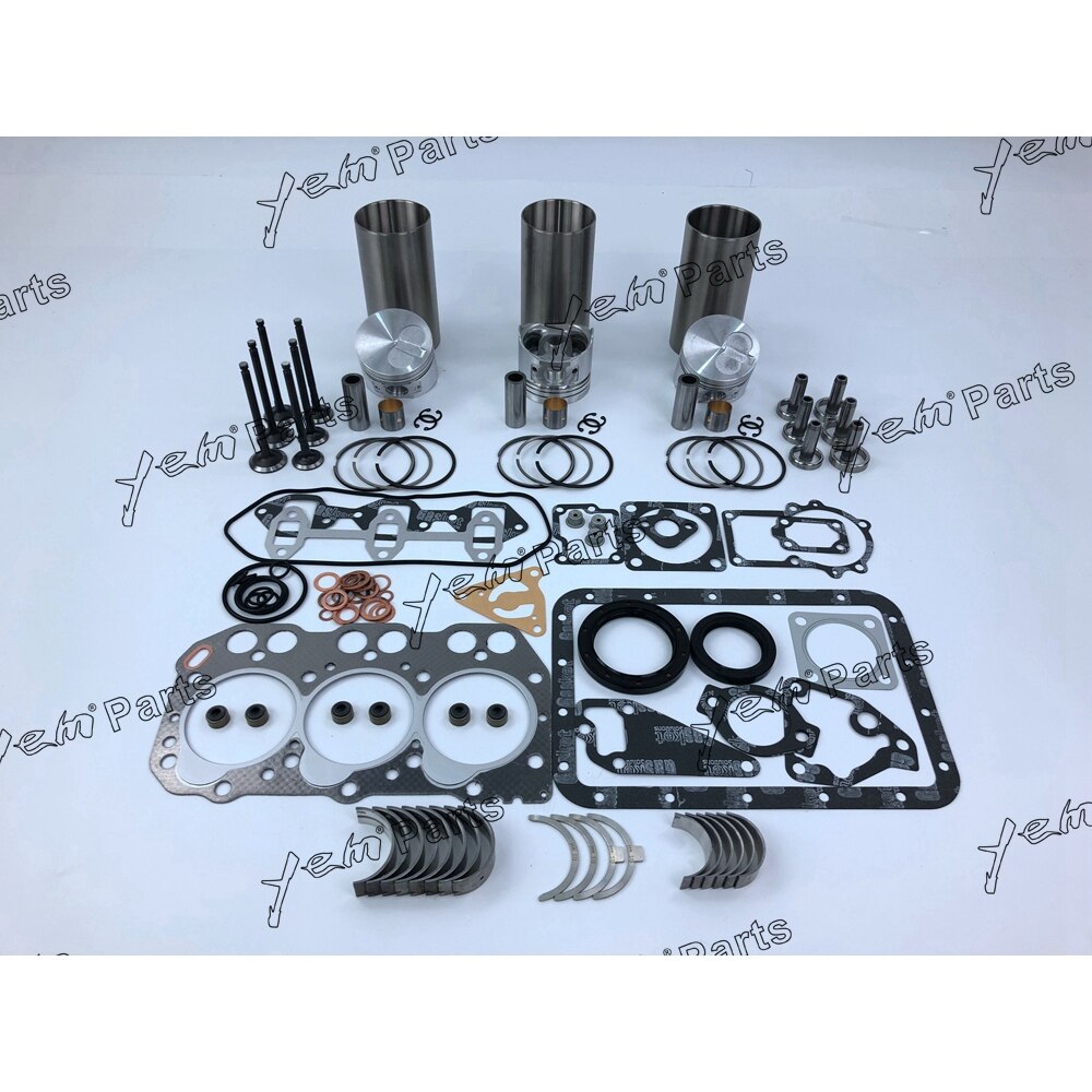 3TNE72 REBUILD KIT WITH PISTON RING BEARING VALVESS FOR YANMAR DIESEL ENGINE PARTS For Yanmar