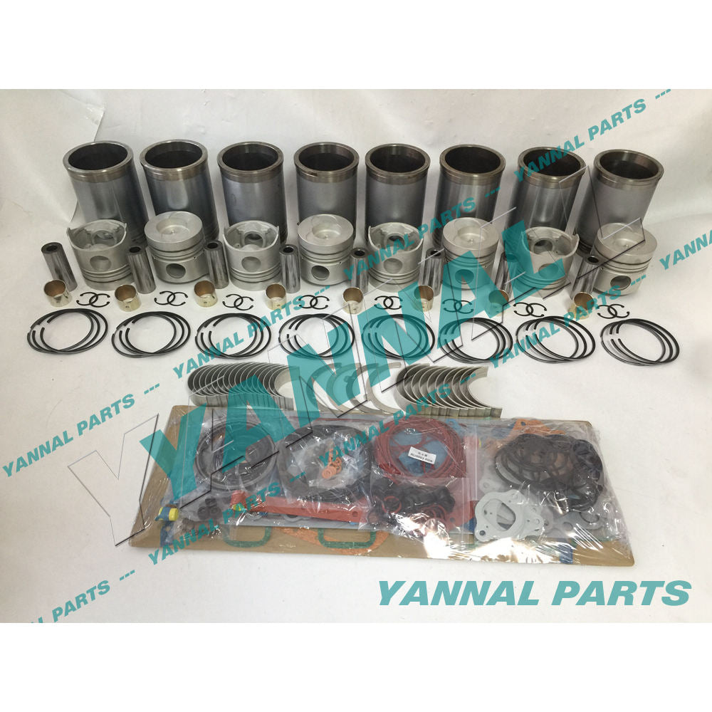 NISSAN RD8 CYLINDER OVERHAUL LINER KIT WITH PISTON RING FULL GASKET SET BEARINGS For Nissan