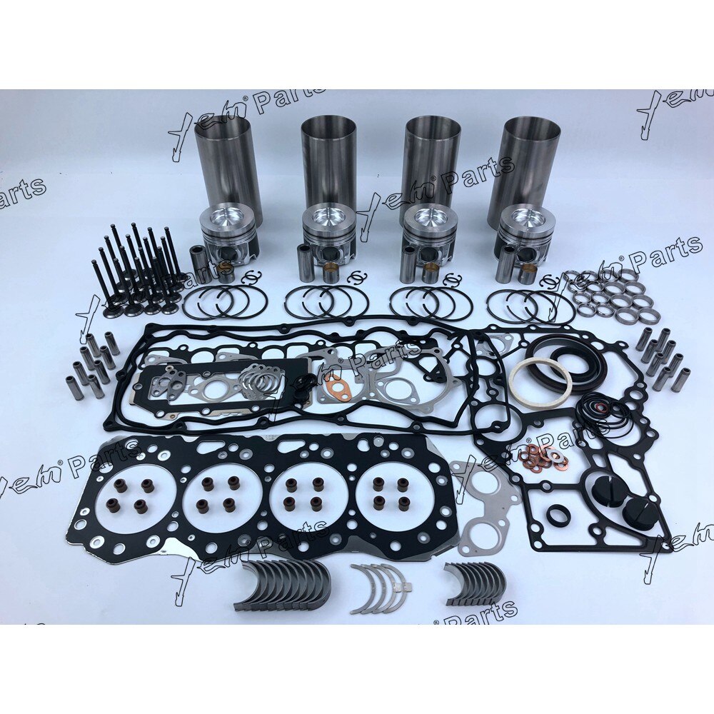 4JJ1 OVERHAUL REPAIR KIT WITH PISTON RING FULL GASKET SET BEARING VALVESS FOR ISUZU DIESEL ENGINE PARTS For Isuzu