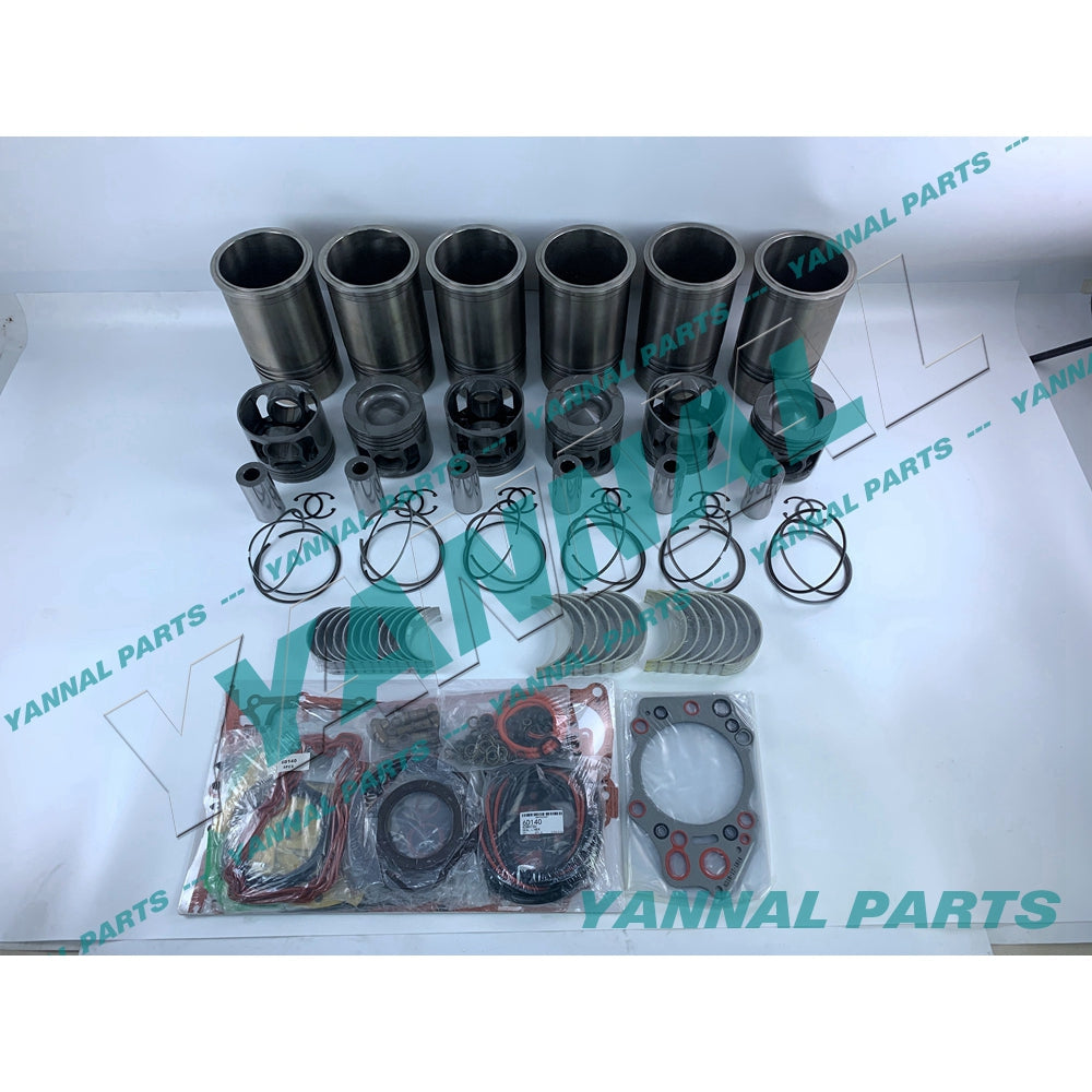 KOMATSU 6D140 CYLINDER LINER KIT WITH GASKET SET BEARINGS For Komatsu