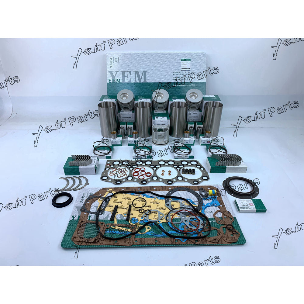 4D34 OVERHAUL REBUILD KIT WITH PISTON RINGS LINER HEAD GASKET SET BEARINGS FOR MITSUBISHI DIESEL ENGINE PARTS For Mitsubishi