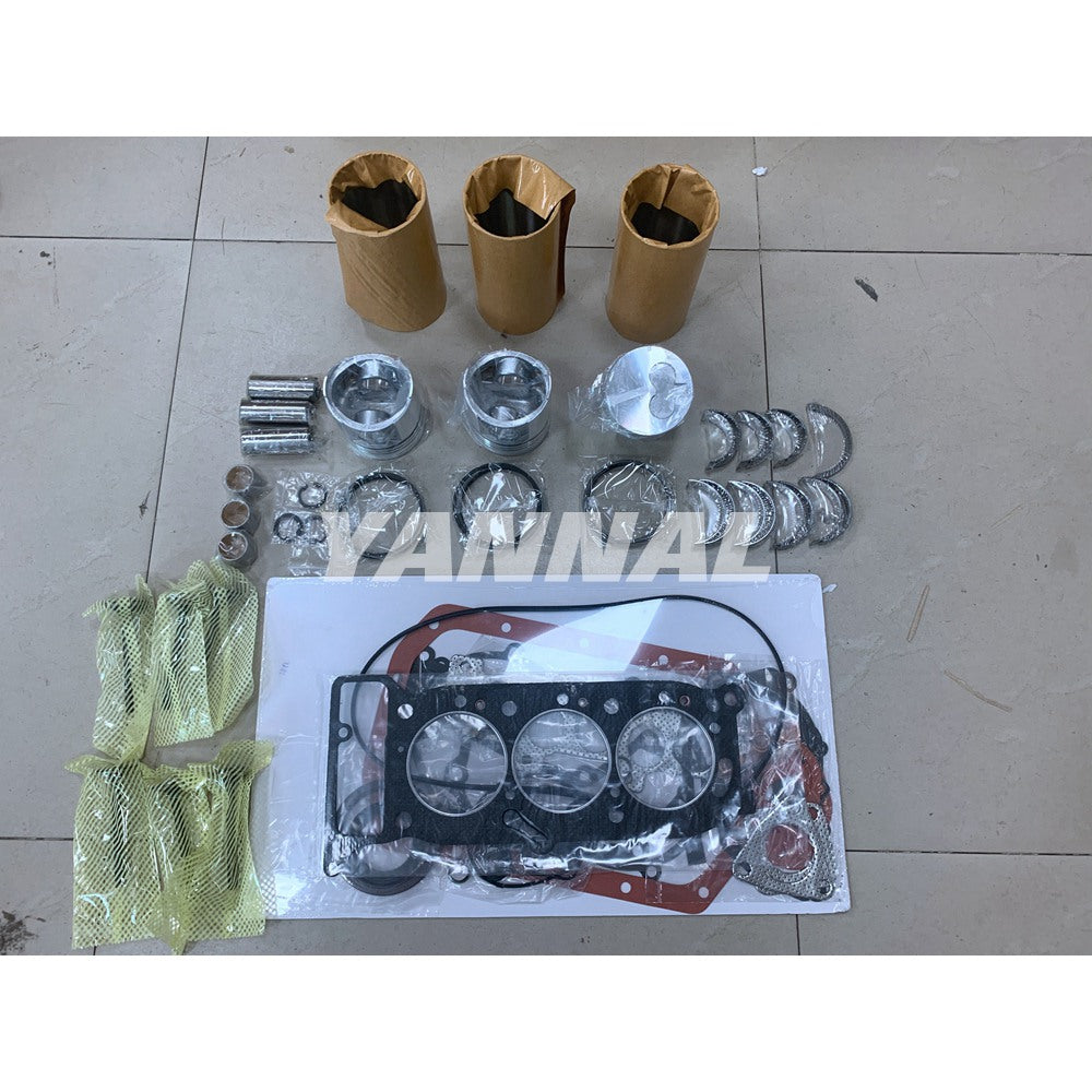 ISUZU 3KR1 CYLINDER LINER KIT WITH GASKET SET BEARING VALVE TRAIN For Isuzu