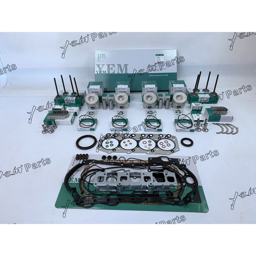 4JB1 REBUIDING KIT WITH CYLINDER PISTON RING BEARINGS VALVES FOR ISUZU DIESEL ENGINE PARTS For Isuzu