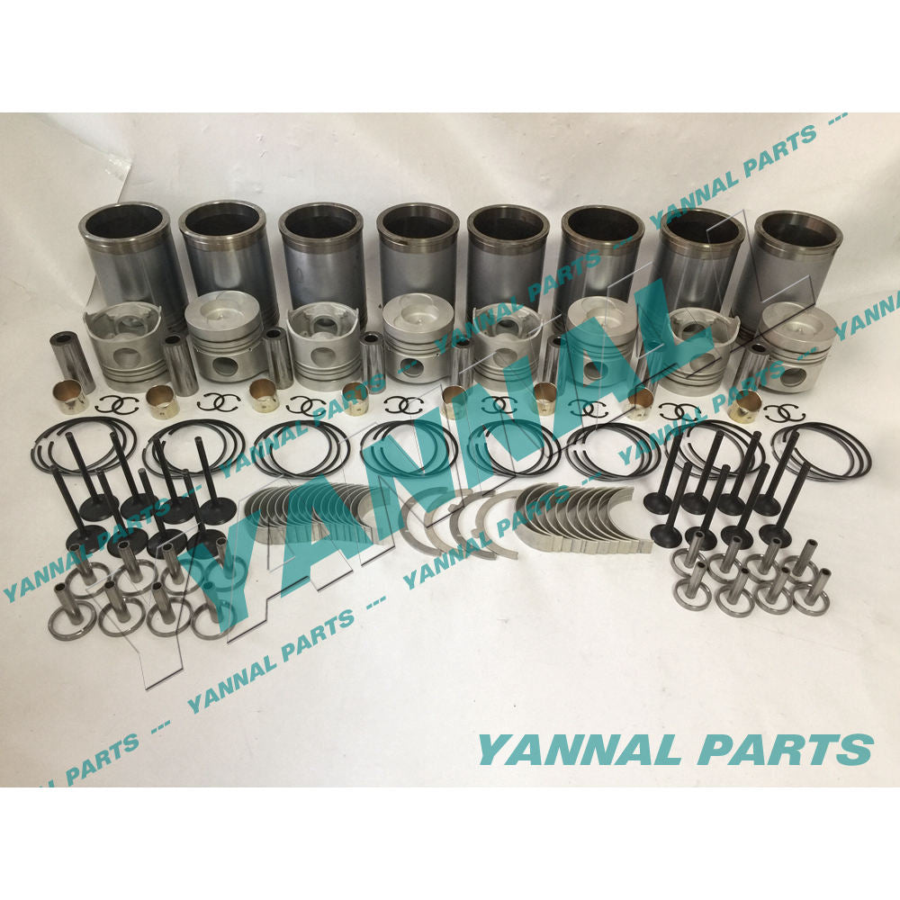 NISSAN RD8 CYLINDER LINER KIT WITH PISTON RINGS LINER VALVE BEARING SET For Nissan