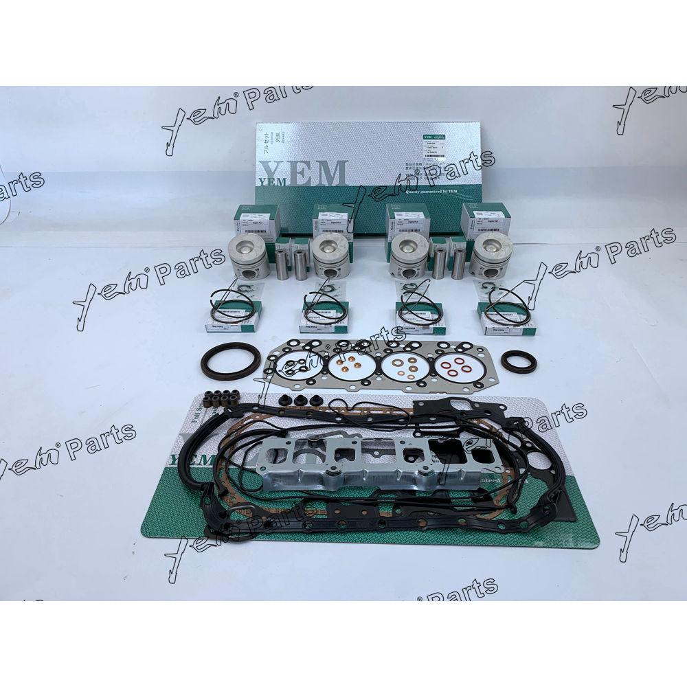 4JB1 OVERHAUL KIT WITH CYLINDER PISTON RING FULL GASKET SET FOR ISUZU DIESEL ENGINE PARTS For Isuzu