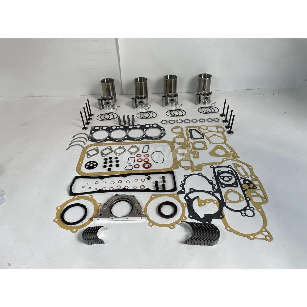 NISSAN TD23 CYLINDER LINER KIT WITH GASKET KIT & ENGINE BEARING THRUST WASHER VALVE WITH GUIDE For Nissan