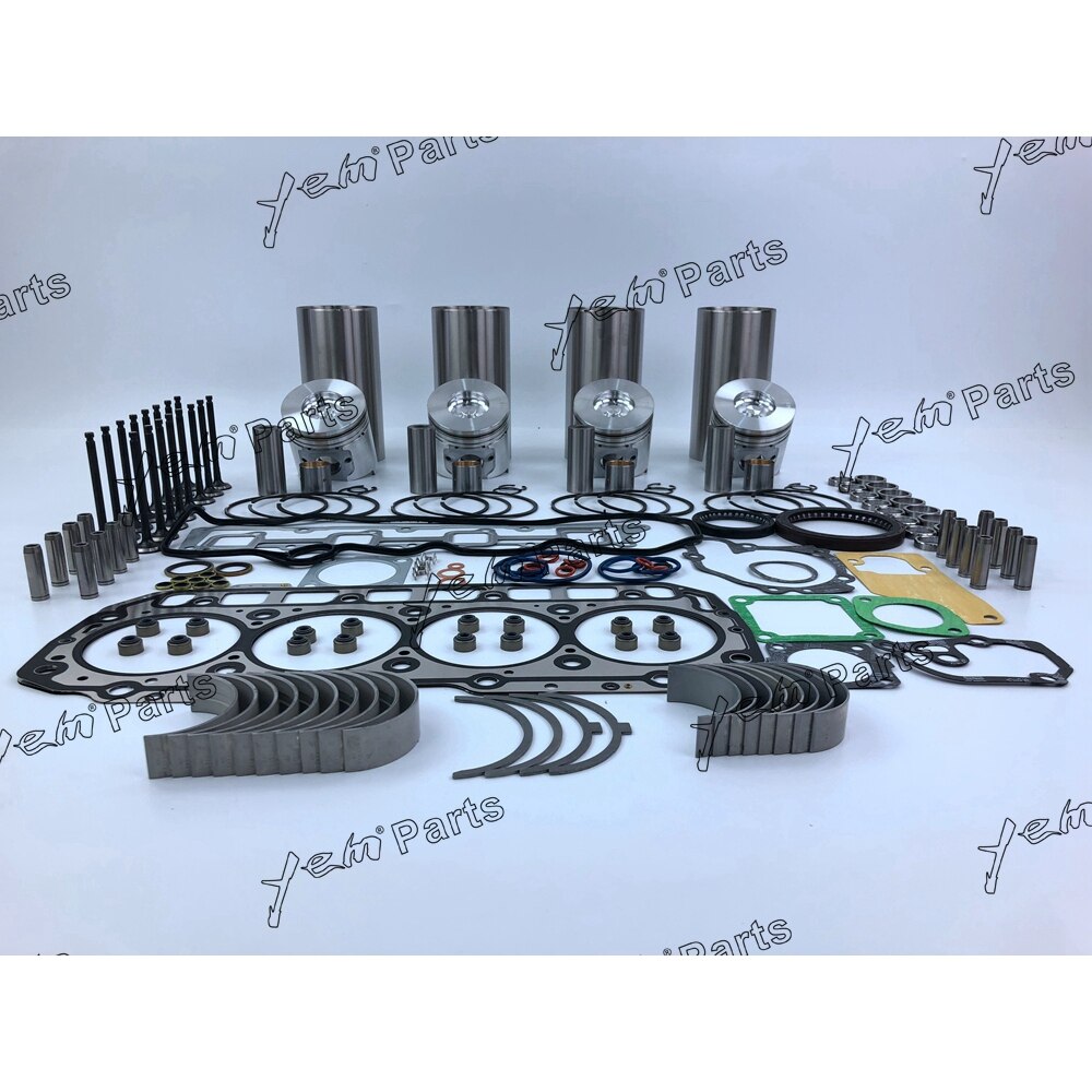 4D95 REPAIR KIT PISTON + PISTON RING + CYLINDER LINER + GASKET SET FOR KOMATSU DIESEL ENGINE PARTS For Komatsu