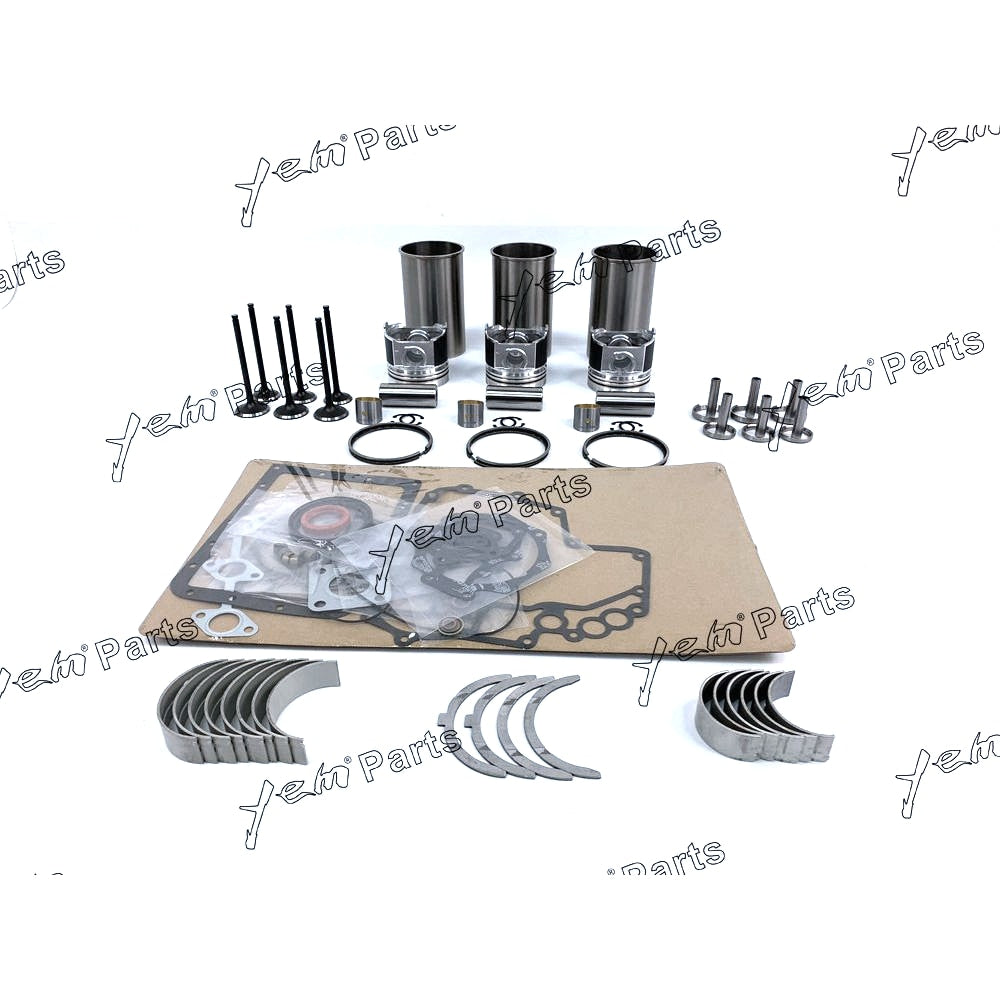 YEM Engine Parts For Yanmar 3TN75RJ 3TN75L 3D75 For John Deere 855, 856, 1601 Overhaul Rebuild Kit For Yanmar