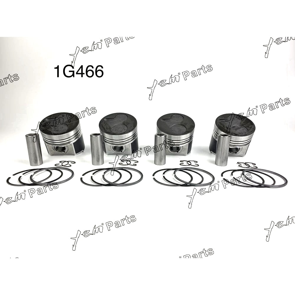 YEM Engine Parts Piston + Ring Kit 87mm STD For Kubota V2403 (1G796-2111,1G790-2105-3) Engine Parts For Kubota