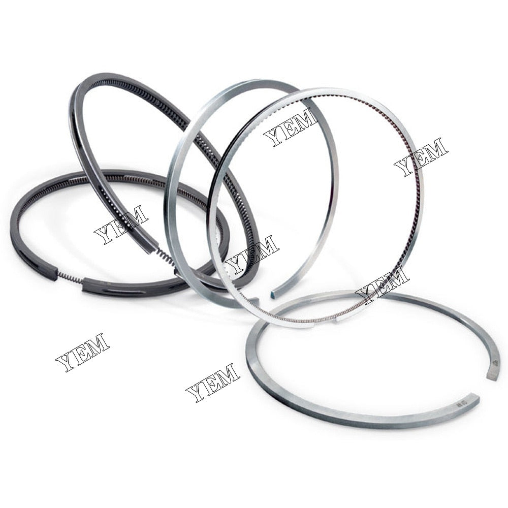 YEM Engine Parts 4 Sets For Yanmar 4TNE82 4D82E STD Engine Piston Rings For Yanmar