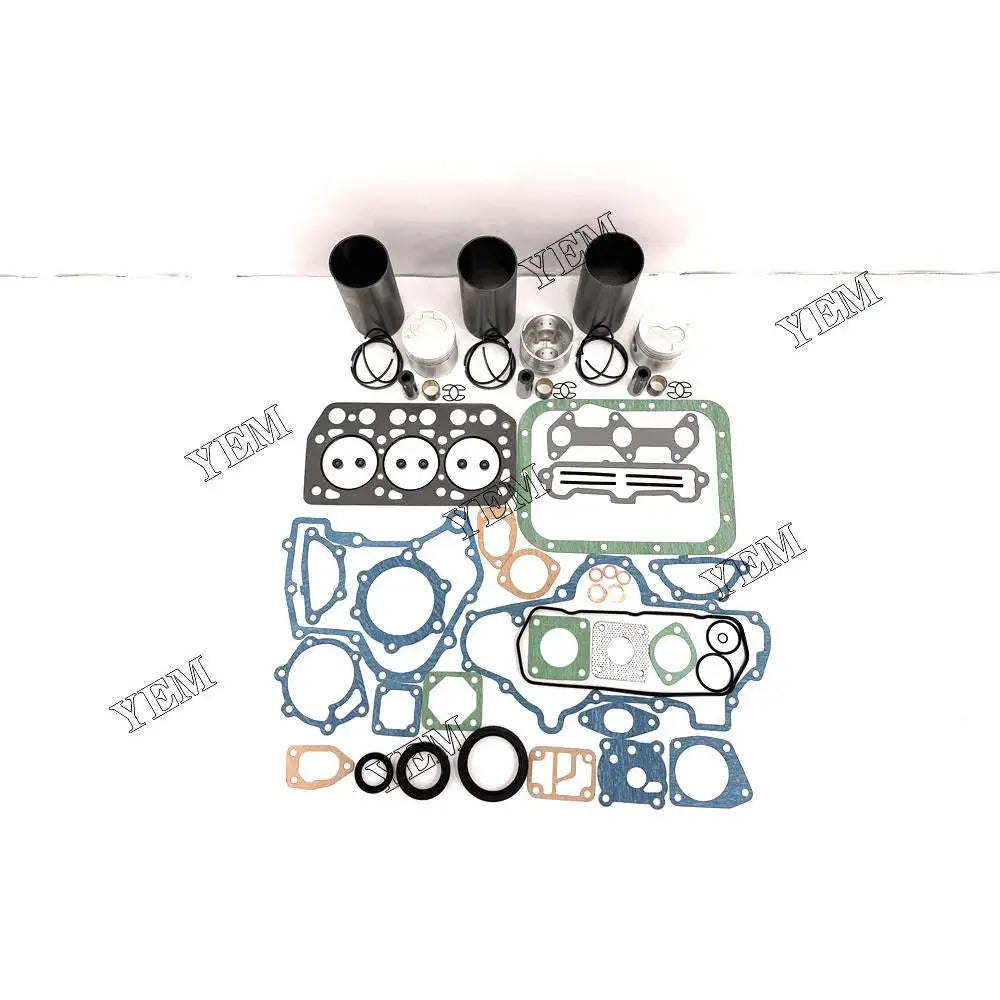 1 year warranty For Mitsubishi Overhaul Kit With Cylinder Gaskets Piston Rings Liner K3E-IDI engine Parts YEMPARTS