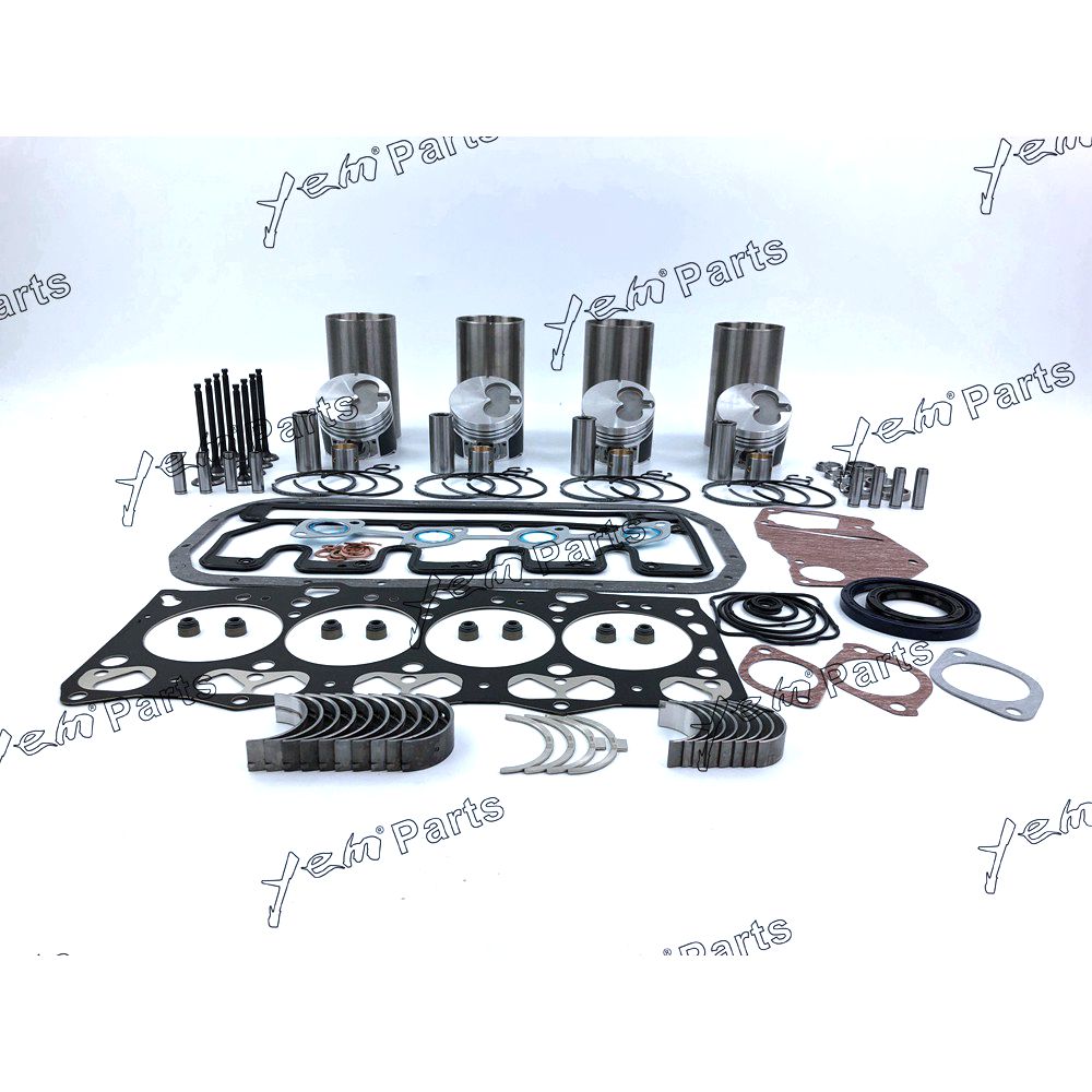 YEM Engine Parts 4LE1 Overhaul Kit For Isuzu Engine For JCB 8040 8045 8050 8060 Excavator Repair Part For Isuzu