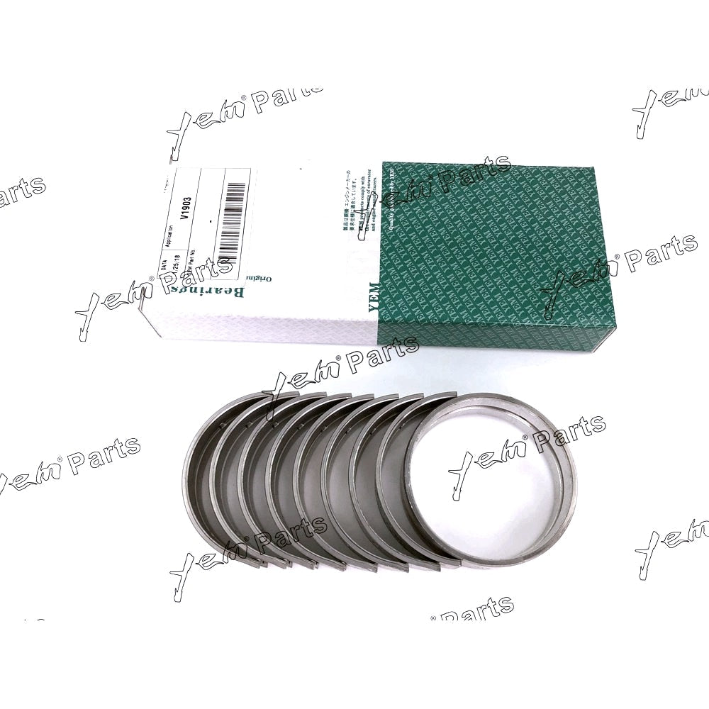 YEM Engine Parts Main Bearing Oversize + 0.50mm For Kubota V1903 Engine Parts For Kubota