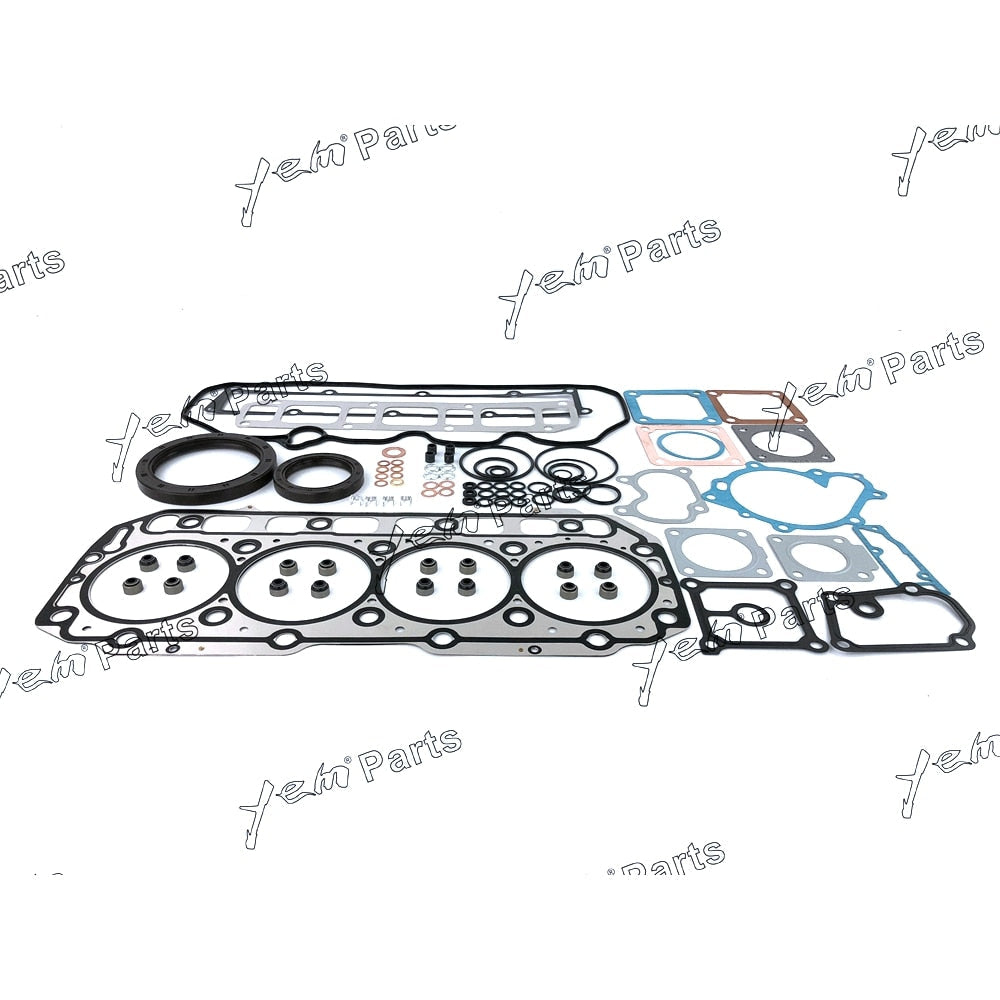 YEM Engine Parts Full Gasket Set For Yanmar 4TNV106 4TNV106T-XTBL Excavator Takeuchi Loader For Yanmar