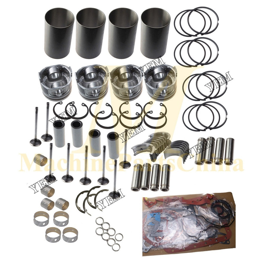 YEM Engine Parts Overhaul Rebuild Kit For Komatsu 4D95 4D95L-1 Engine PC60-5/6/7 PC75UU Excavator For Komatsu