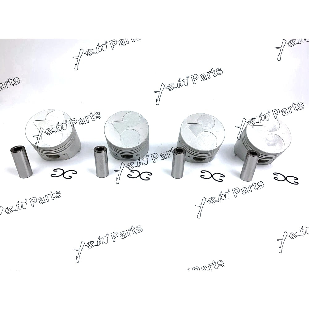 YEM Engine Parts Piston Set STD 76mm For Kubota V1405 x4 PCS Engine Parts For Kubota