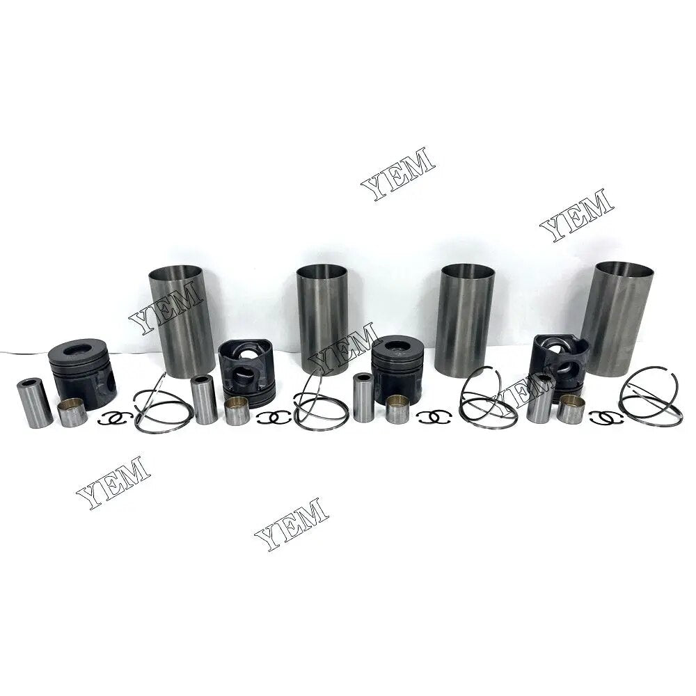 For JCB excavator engine JCB444 Cylinder Liner Kit With Cylinder Liner Piston Rings Set YEMPARTS