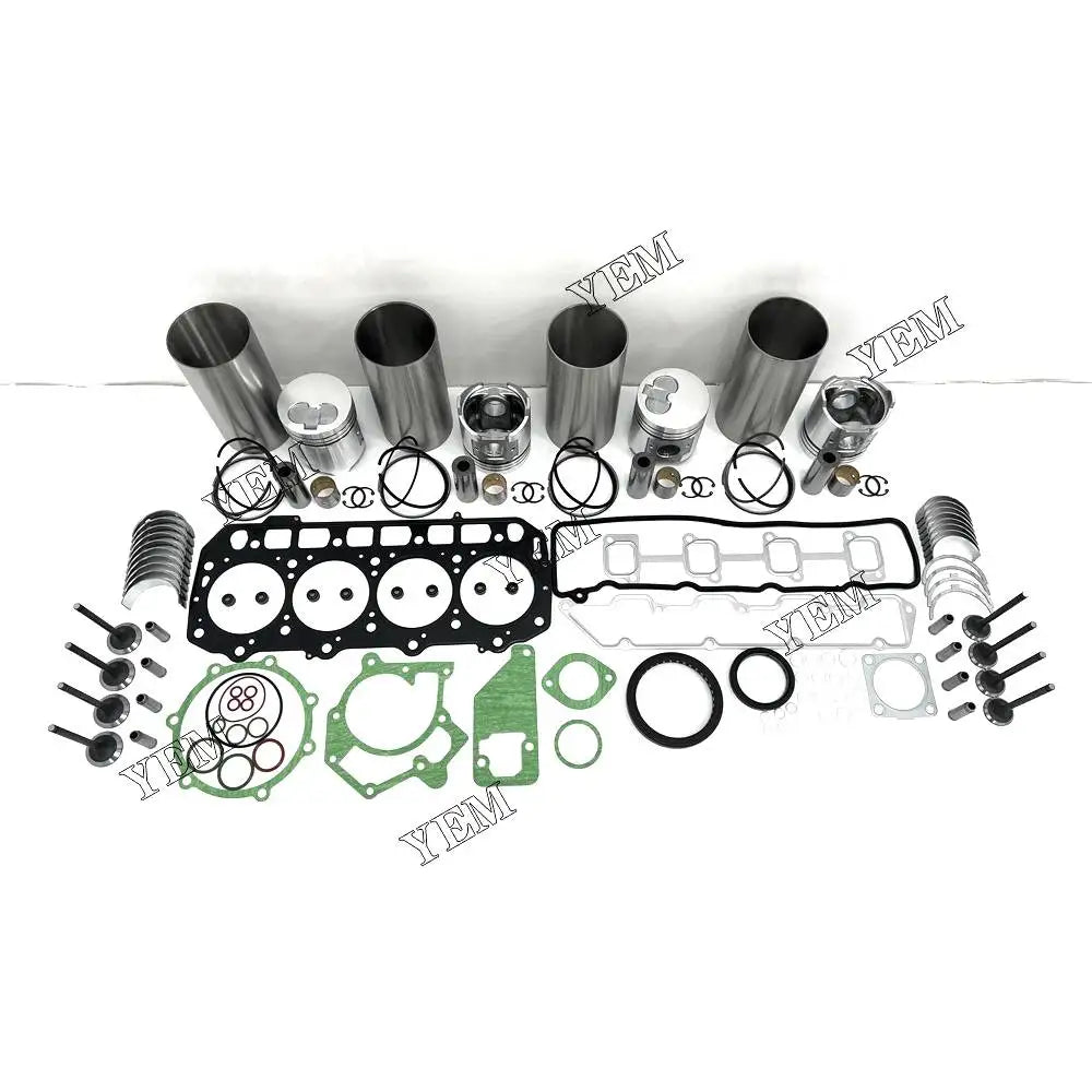 1 year warranty For Yanmar Rebuild Kit With Piston Ring Liner Bearing Valves Gaskets 4D94E engine Parts YEMPARTS