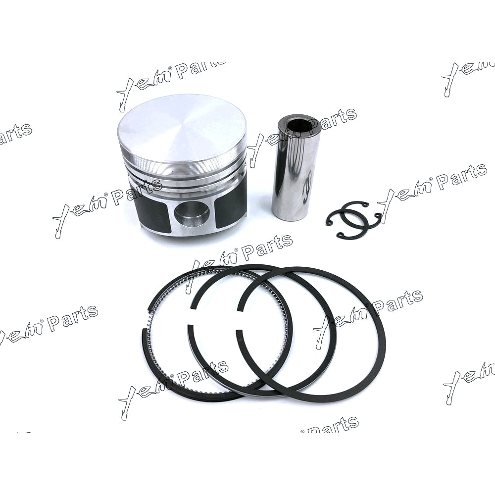 YEM Engine Parts Piston + Ring Kit Set STD 72mm For Kubota D850 x3 PCS Engine Parts For Kubota