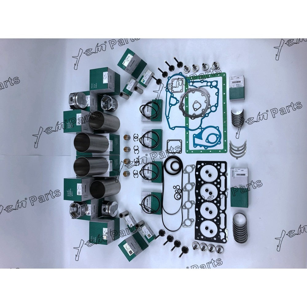 YEM Engine Parts 4 Cylinder Overhaul Rebuild Kit For Kubota V1505 V1505D V1505T Engine For Kubota