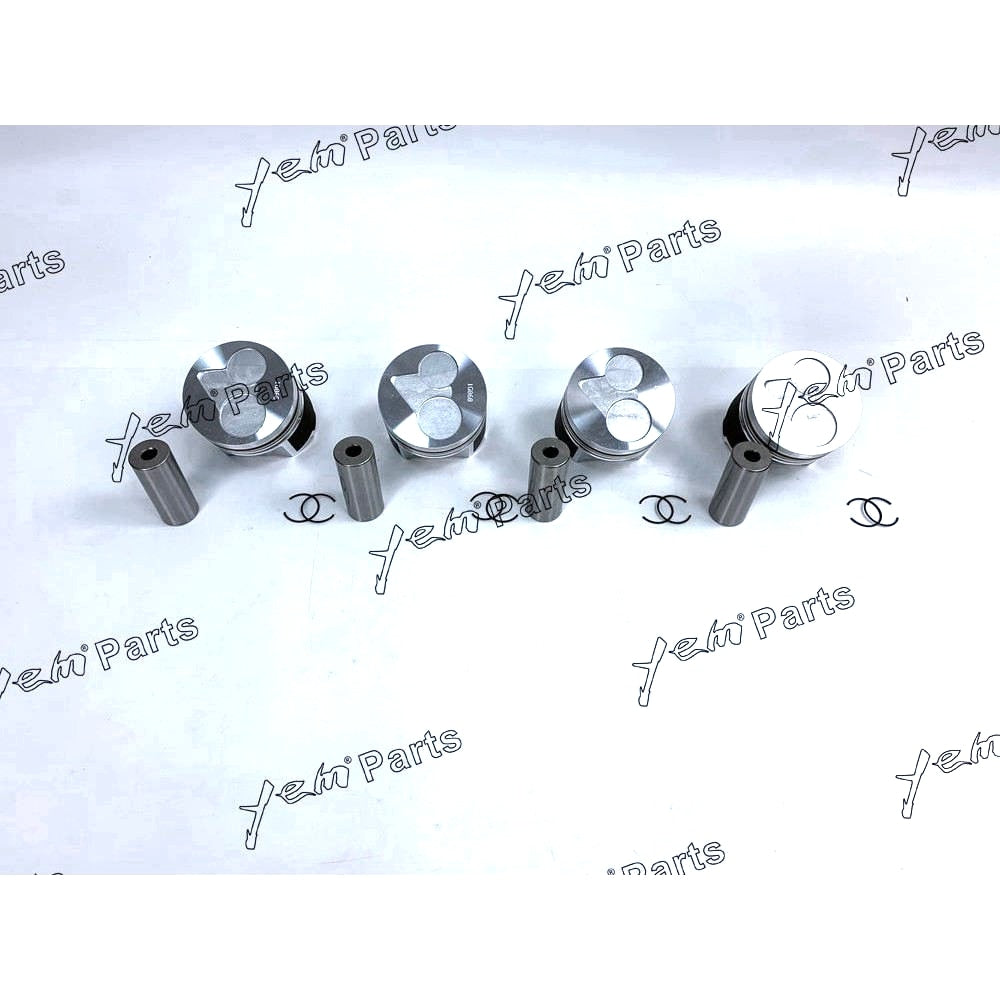 YEM Engine Parts Pistons Set Oversize 87mm (+0.50mm) For Kubota V2203 D1703 Engine Parts For Kubota