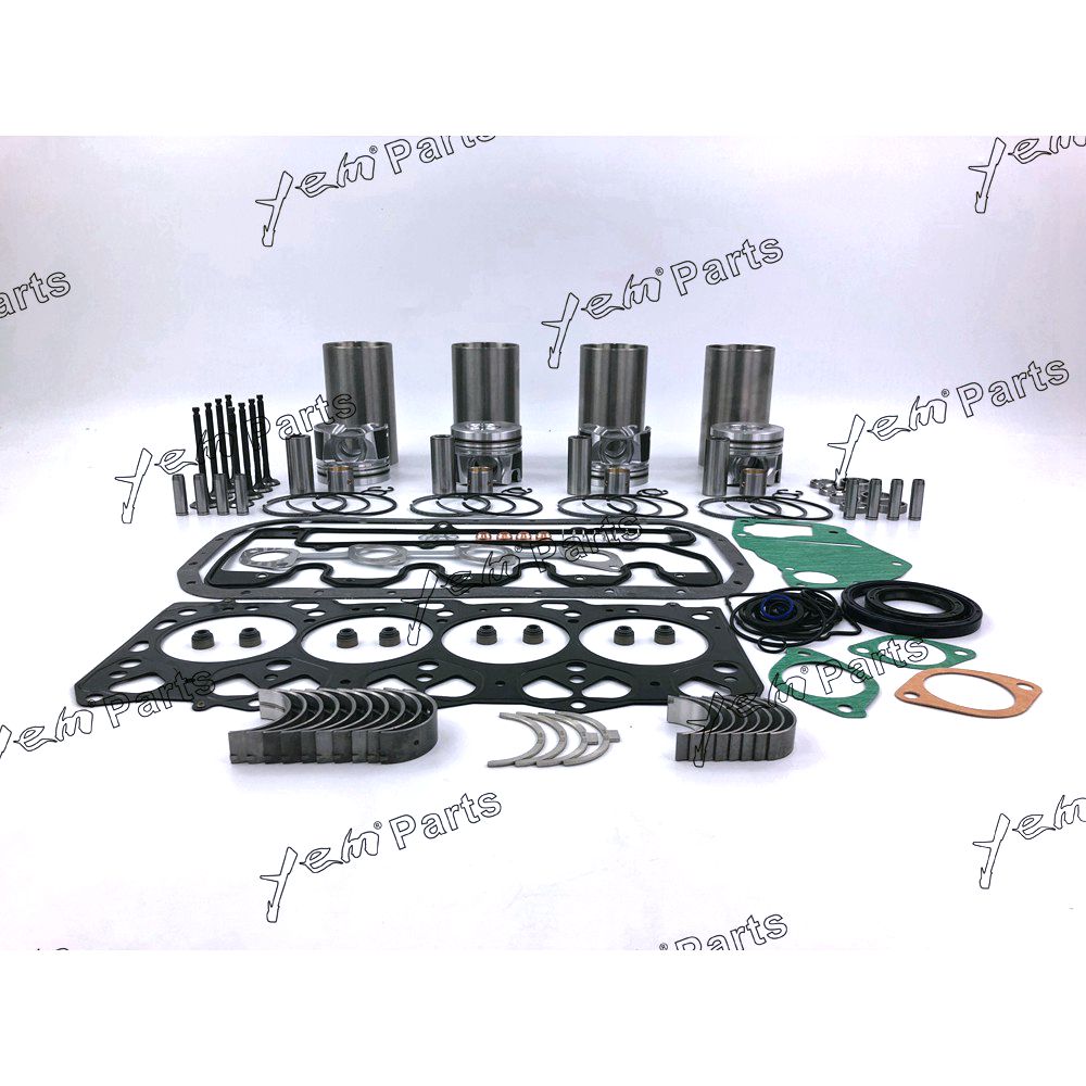 YEM Engine Parts 4LE2 Rebuild Kit For Isuzu Engine For Hitachi EX70-3 ZX75US-3 ZX40U Excavator Repair For Isuzu