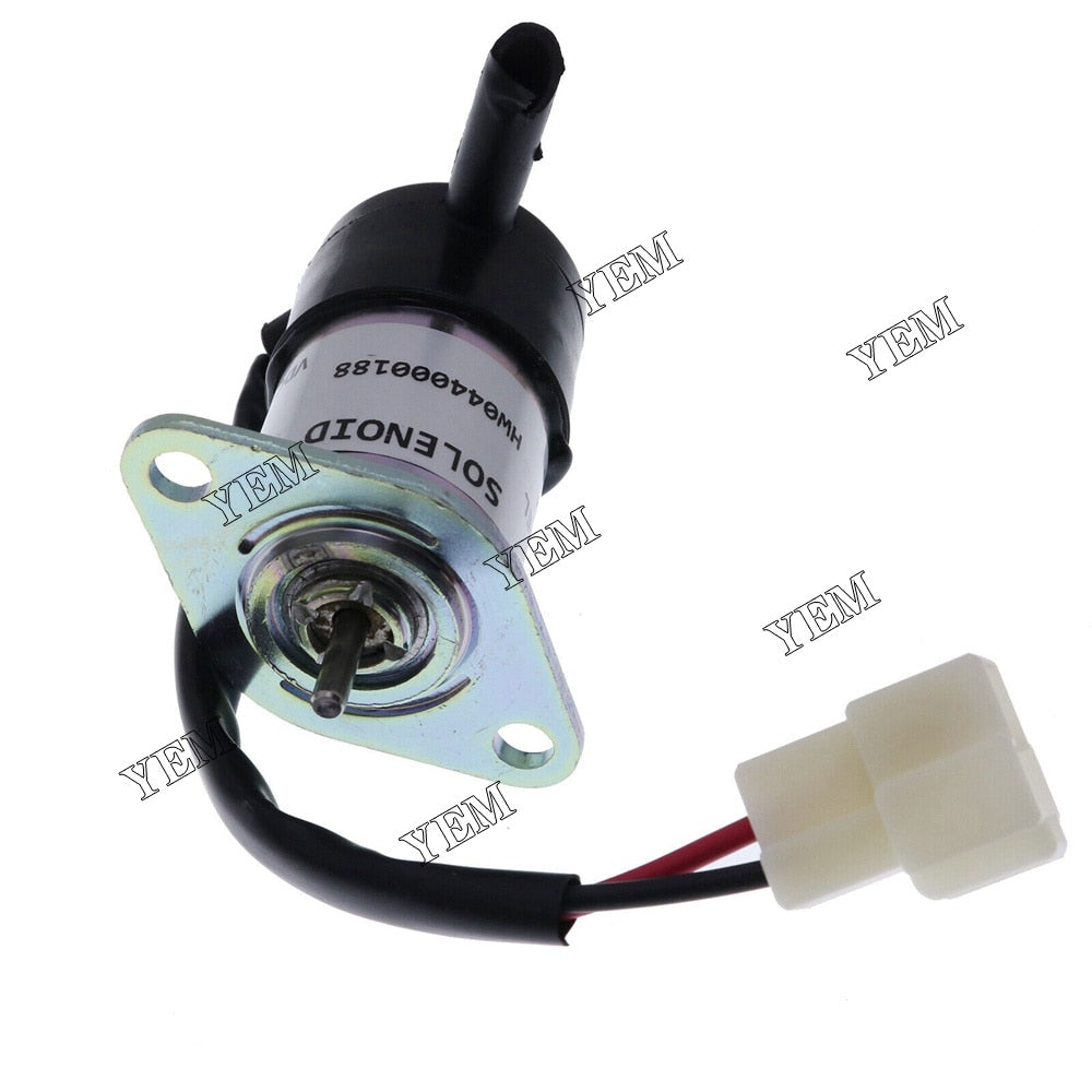 YEM Engine Parts Fuel Shutoff Solenoid 16271-60010 For Kubota R310 BX23D BX2200D ZD28 D1105 Mower For Kubota