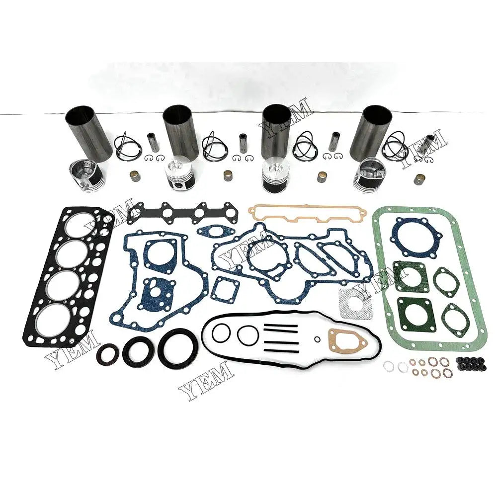 4X High performanceOverhaul Kit With Gasket Set For Mitsubishi K4E-DI Engine YEMPARTS