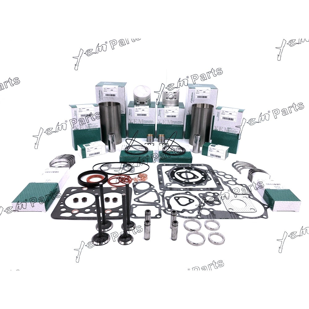 YEM Engine Parts Z500 ZB500 Overhaul Rebuild Kit For Kubota Engine Repair parts piston bearing For Kubota