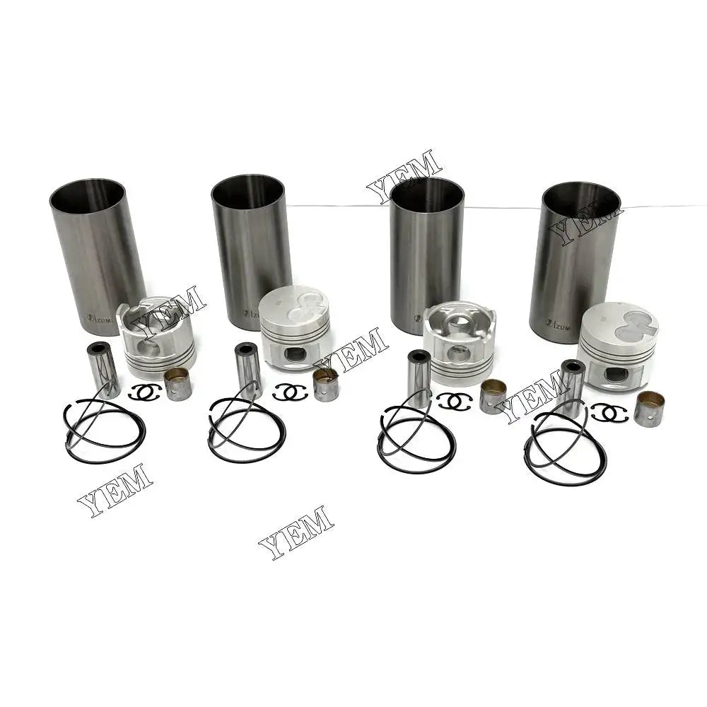 1 year warranty For Toyota Cylinder Liner Set With Piston Ring 1DZ-3 engine Parts YEMPARTS