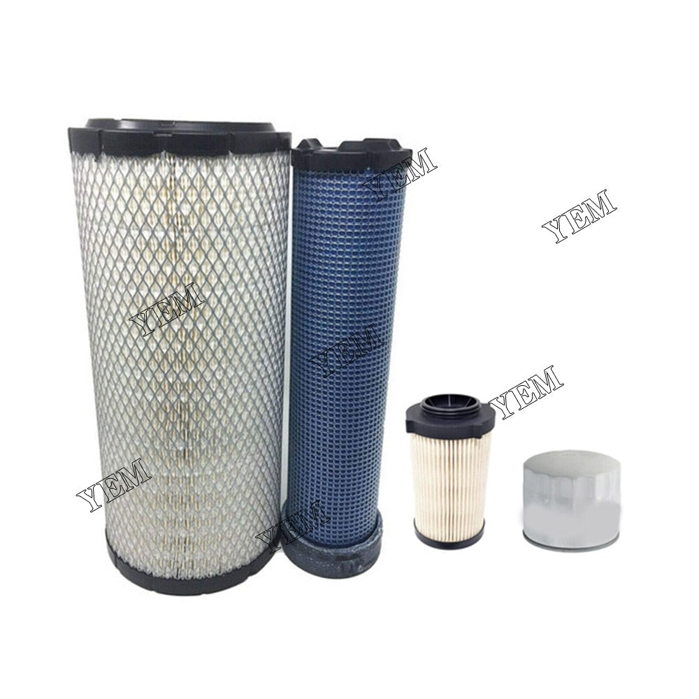 YEM Engine Parts Air Filter Kit For CAT Loaders 236D, 242D, 246D, 262D, 279D, 289D Skid Steer For Caterpillar