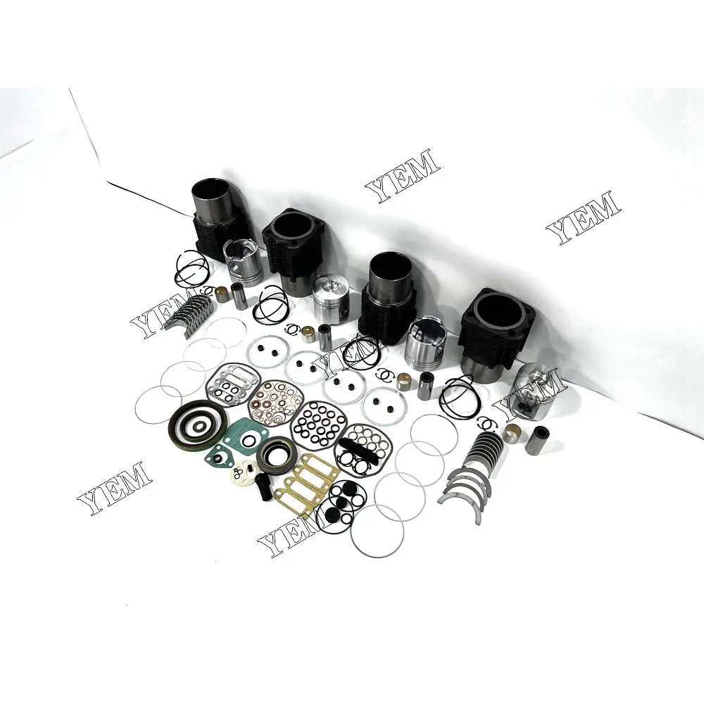 competitive price Cylinder Liner Kit With Engine Gasket Set Bearing Kit For Deutz BF4L913 excavator engine part YEMPARTS