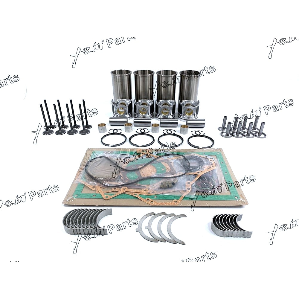 YEM Engine Parts For Mitsubishi Mini Tractor MT1601 K3C Engine Overhaul Rebuild Kit For Mitsubishi