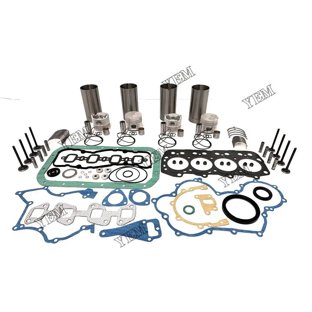 1 year warranty For Toyota Overhaul Kit With Cylinder Gaskets Set Piston Rings Liner Bearing Valves 1DZ-3 engine Parts YEMPARTS