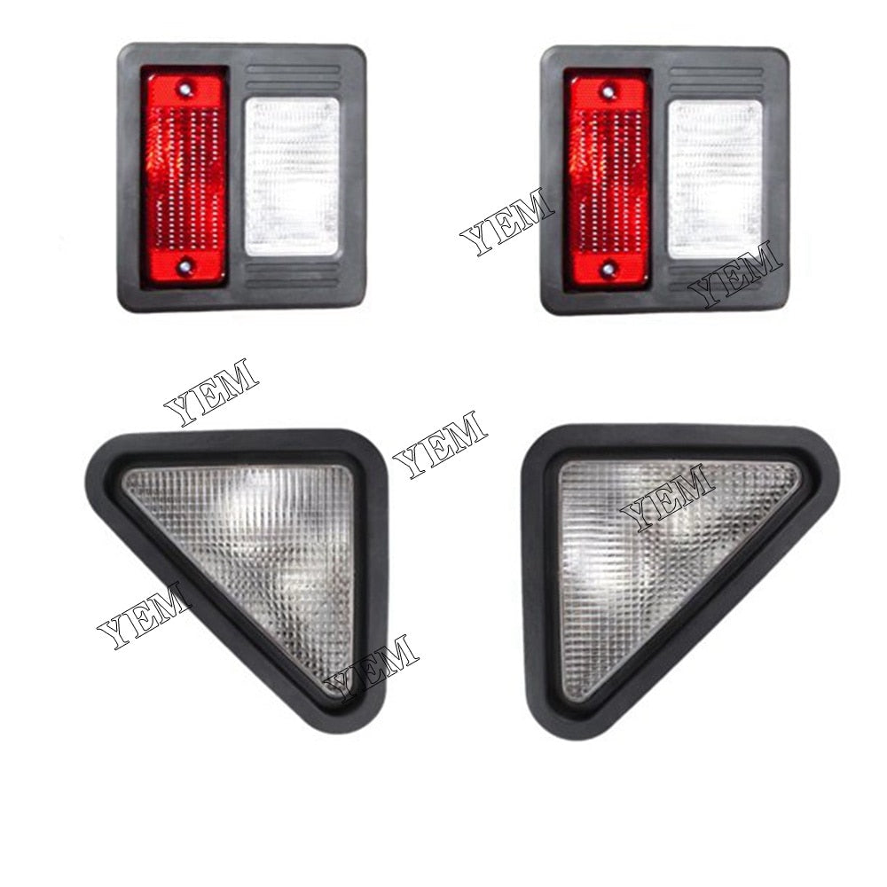 YEM Engine Parts Head Tail Light Exterior Light Kit For Bobcat Skid Steer 853 873 883 953 For Bobcat