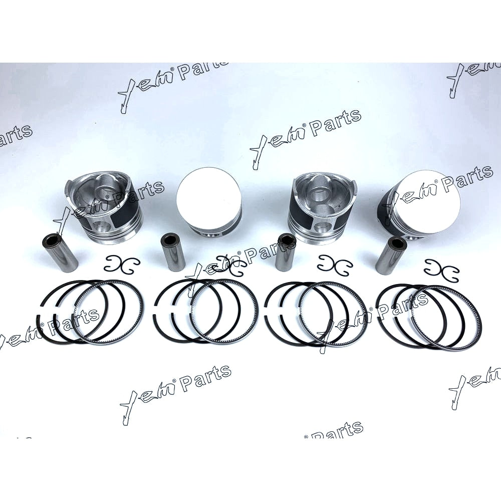 YEM Engine Parts Piston + Ring Kit Set STD 72mm For Kubota ZB600 / D850 / V1100 Engine Parts For Kubota