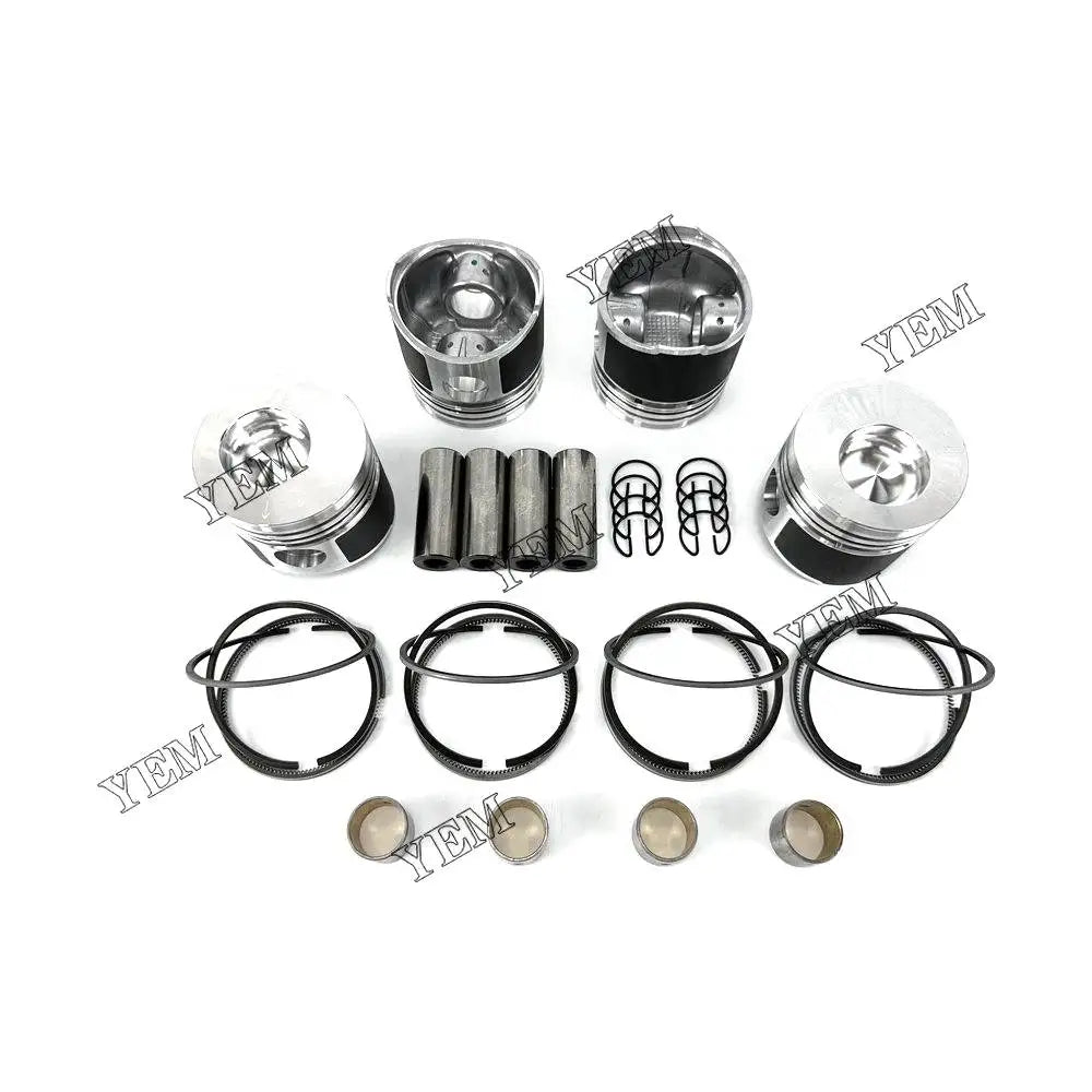 4X High performancePiston With Rings For Mitsubishi K4E-DI Engine YEMPARTS