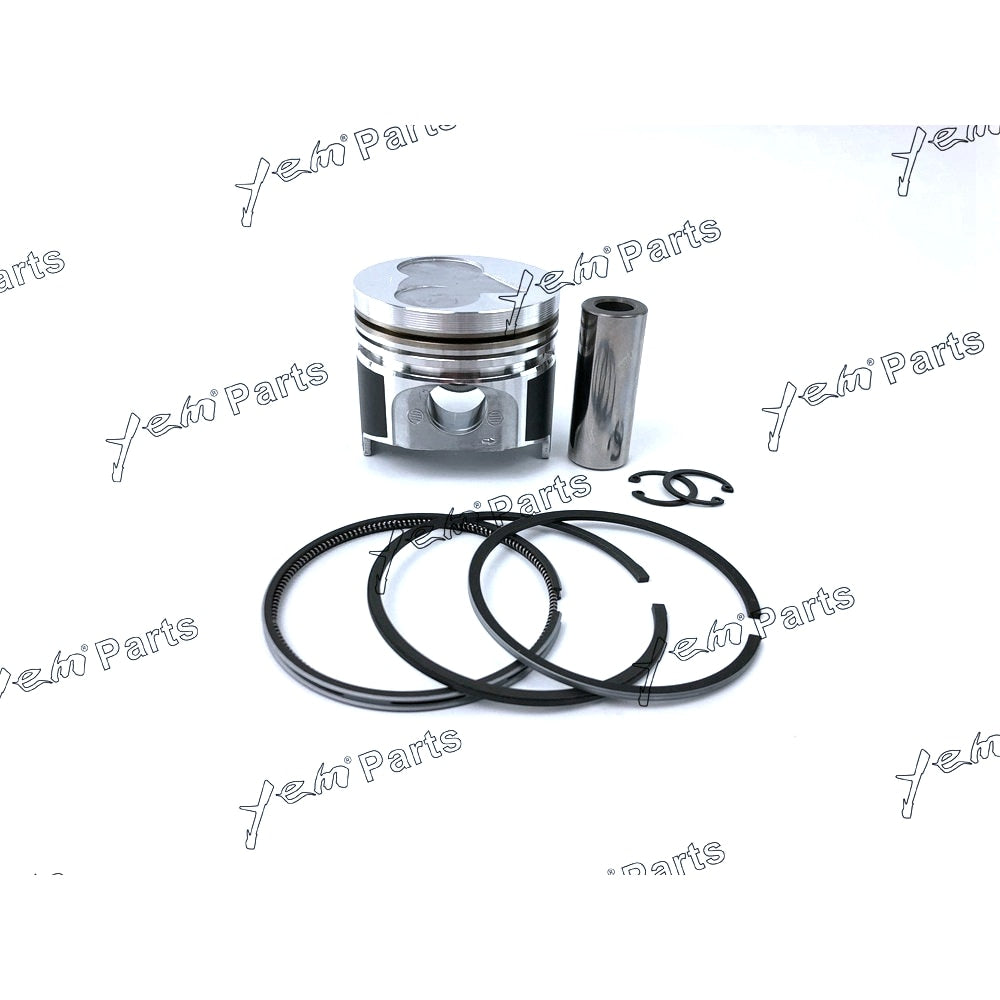 YEM Engine Parts Piston + Ring Kit Set STD 78mm For Kubota V1505-T x4PCS Engine Parts For Kubota