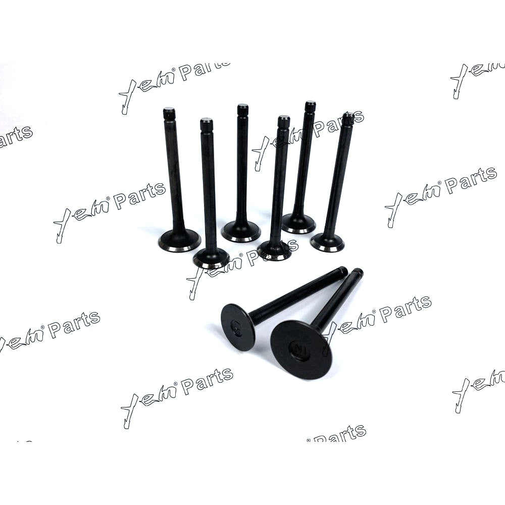 YEM Engine Parts Engine Valve Set For MITSUBISHI K4F - Intake x4 + Exhaust x4 Engine Parts For Mitsubishi