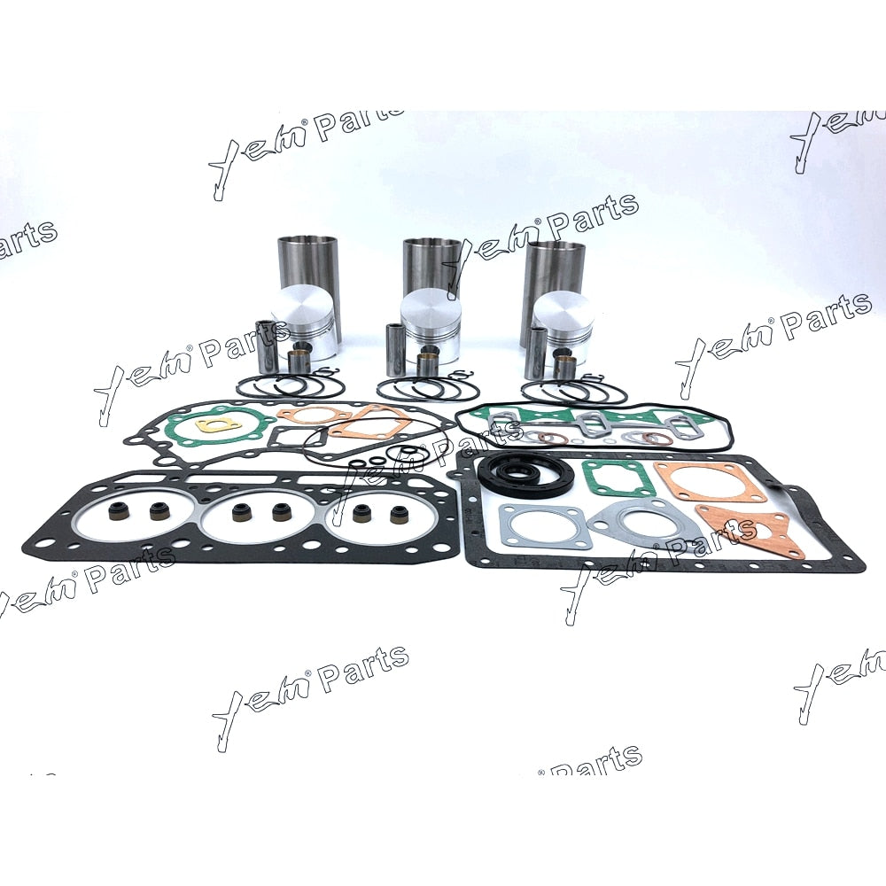 YEM Engine Parts Overhaul Rebuild Kit For Komatsu 3D84-1 3D84-1FA Engine PC25-6 PC30-6 Excavator For Komatsu