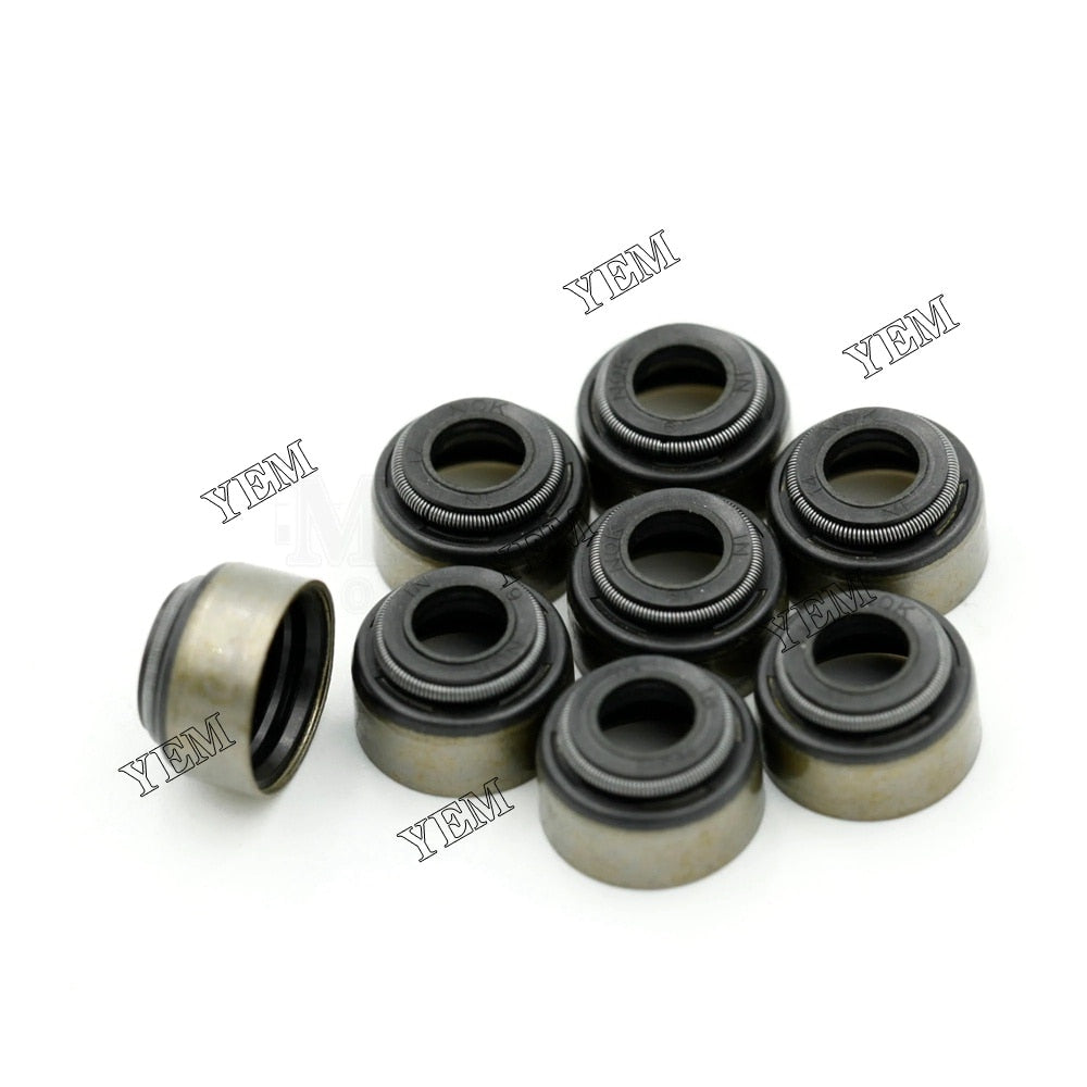 YEM Engine Parts Valve Seal 8 Pieces Fit For Yanmar 4TNE106 Engine For Yanmar